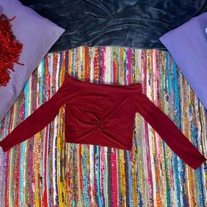 FASHIONNOVA KNOTTED CROP TOP